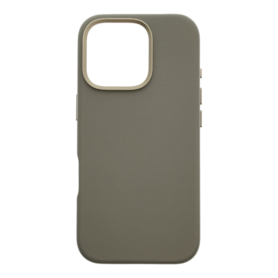 Dviced Leather case with MagSafe for iPhone 16 Pro Max - Grey