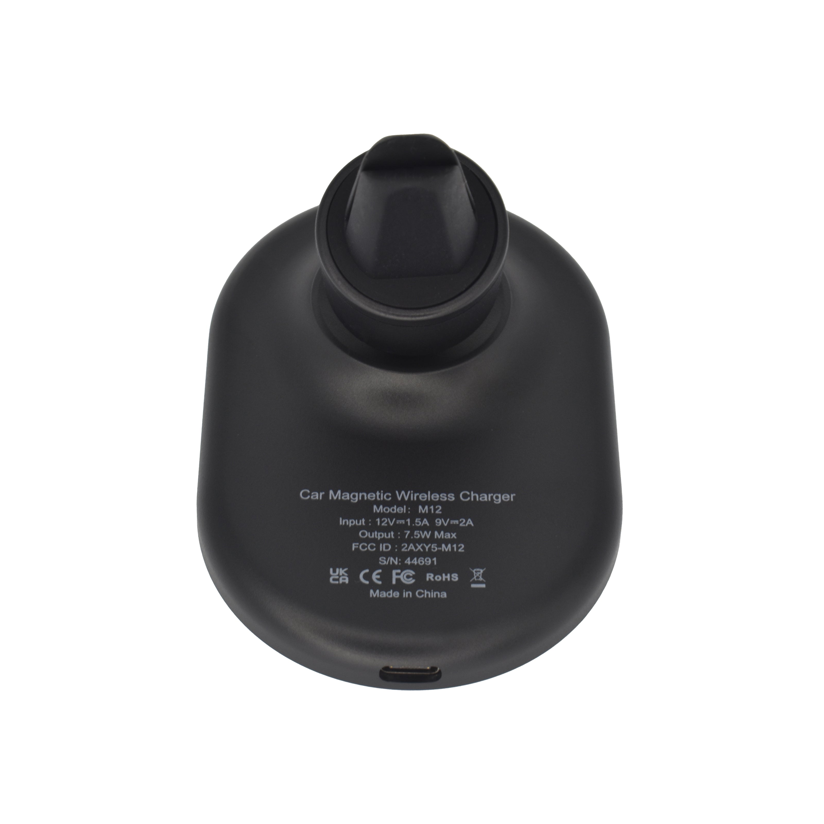 Автомобилно безжично зарядно Dviced, черен