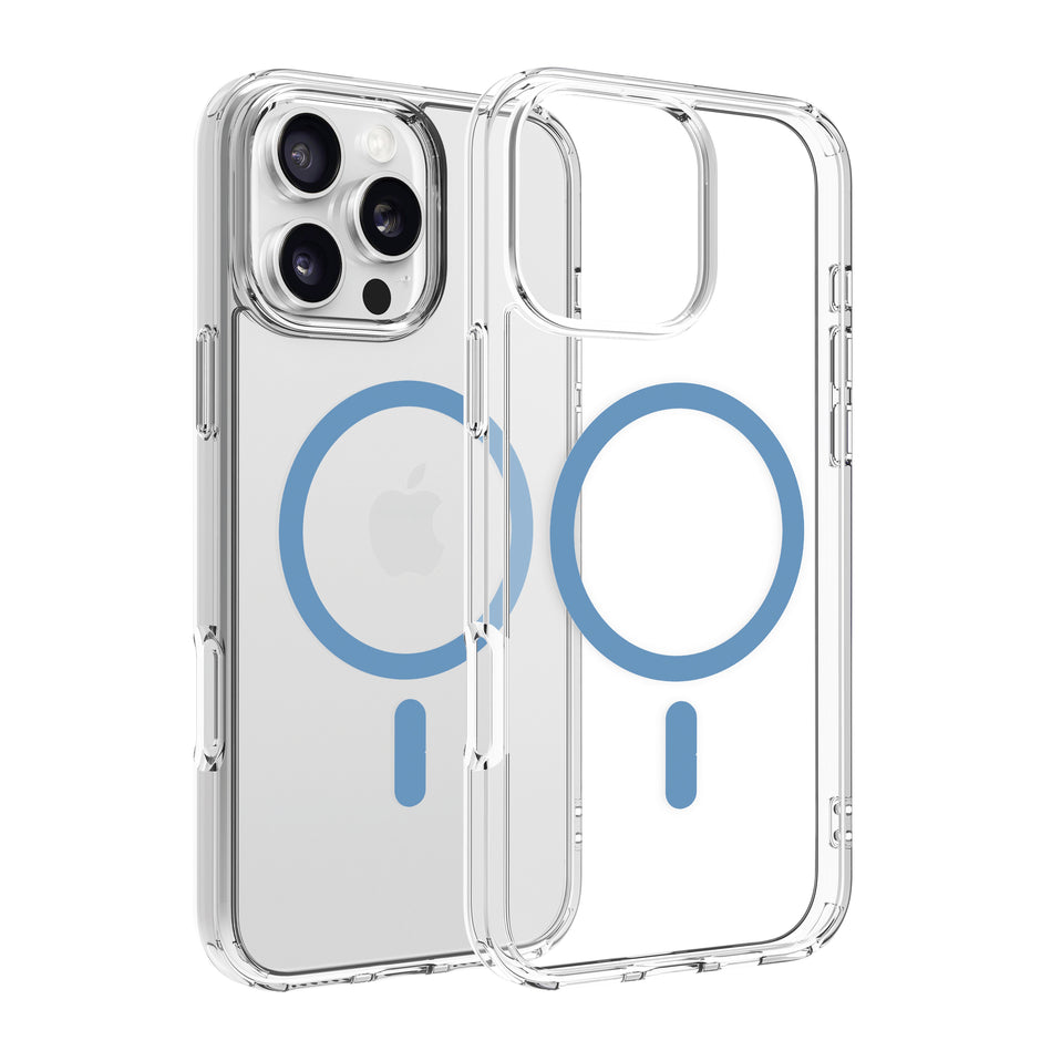 Dviced MagSafe iPhone 16 Pro Max clear case - Blue
