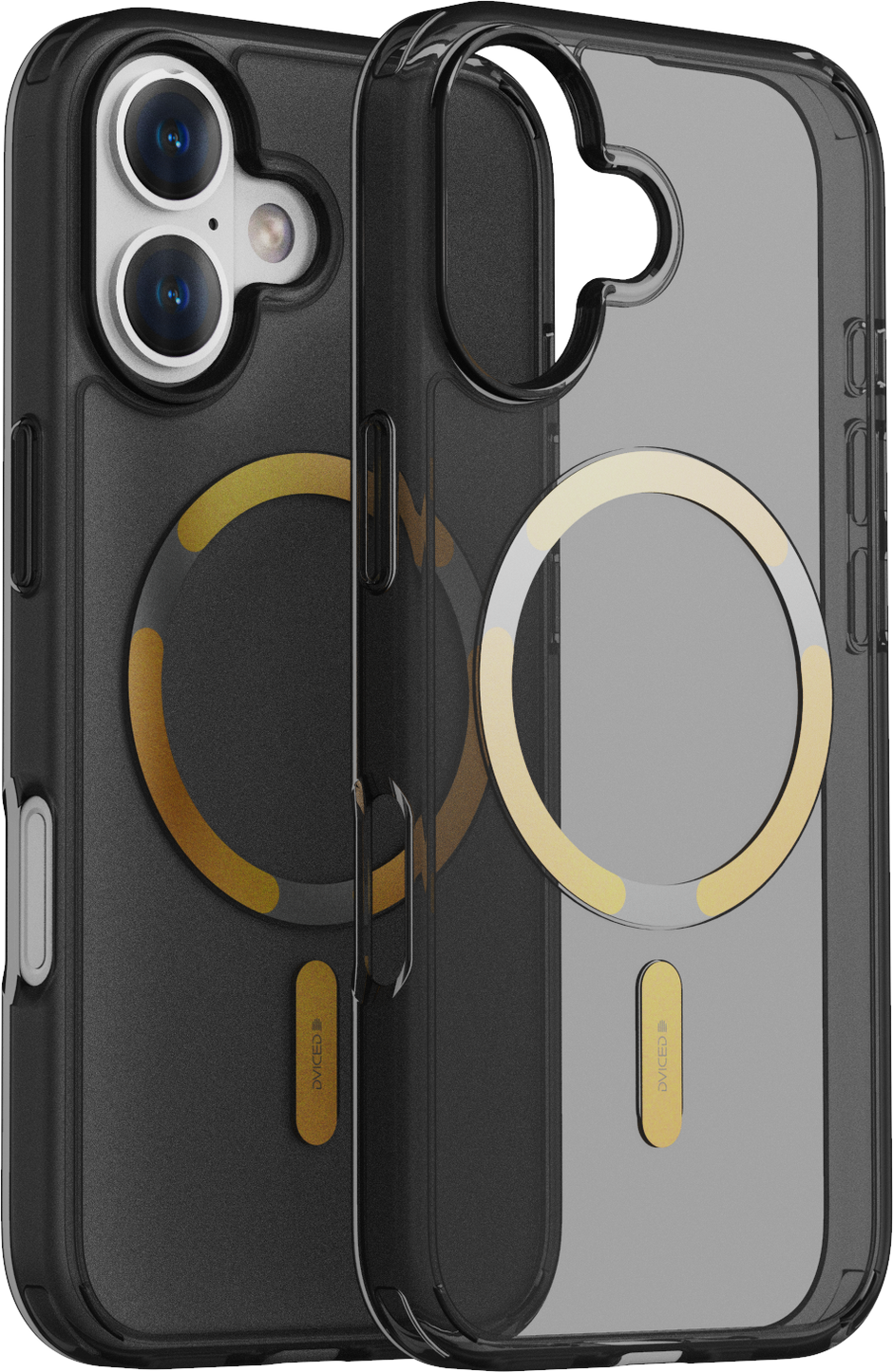 Dviced MagSafe iPhone 17 smoke case - Gold