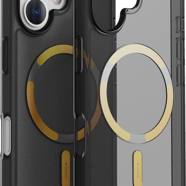 Dviced MagSafe iPhone 17 smoke case - Gold