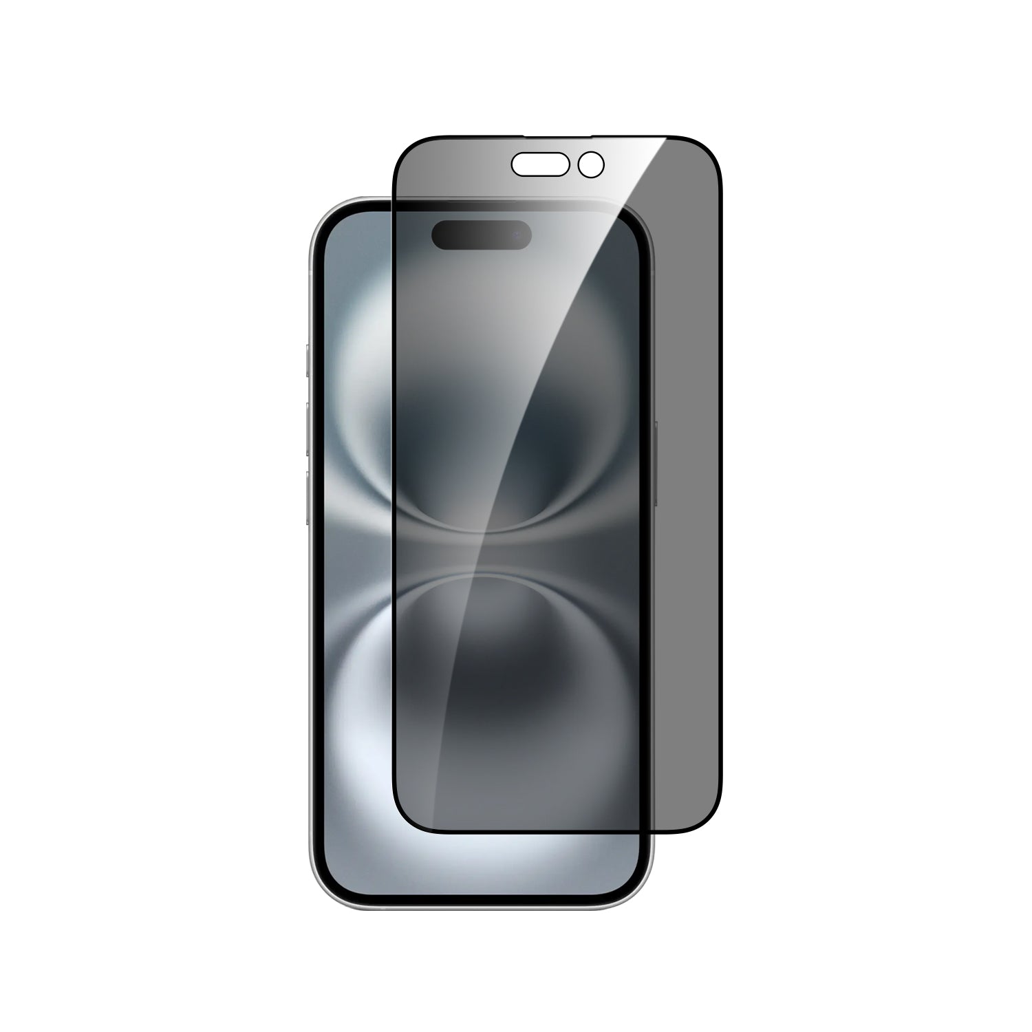 Протектор Dviced от закалено стъкло за iPhone 16 - privacy, edge to edge, с апликатор