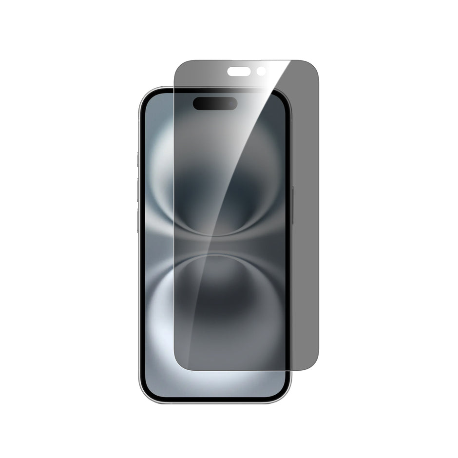 Протектор Dviced от закалено стъкло за iPhone 16 - privacy, с апликатор