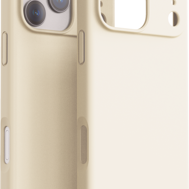 Dviced Silicone MagSafe iPhone 17 Pro case - Beige