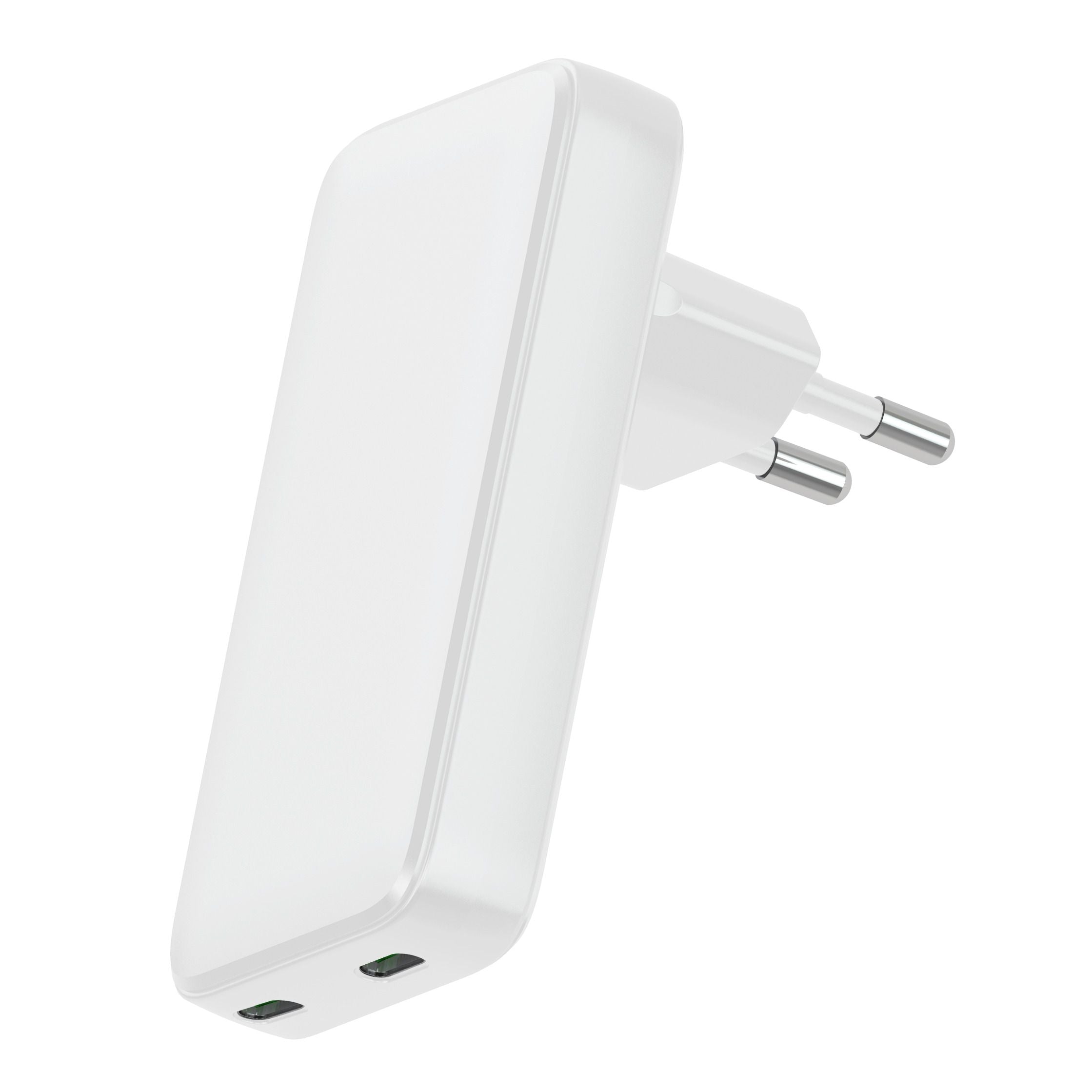 Зарядно Dviced, 45W, GaN, USB-C, бял