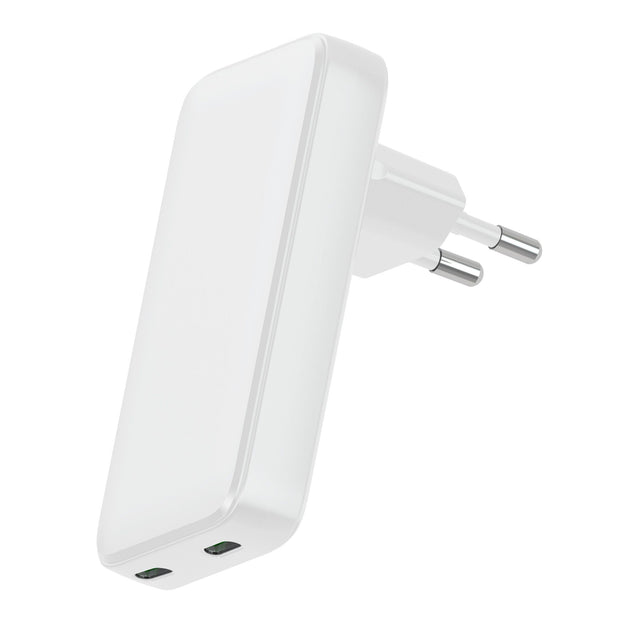 Зарядно Dviced, 45W, GaN, USB-C, бял