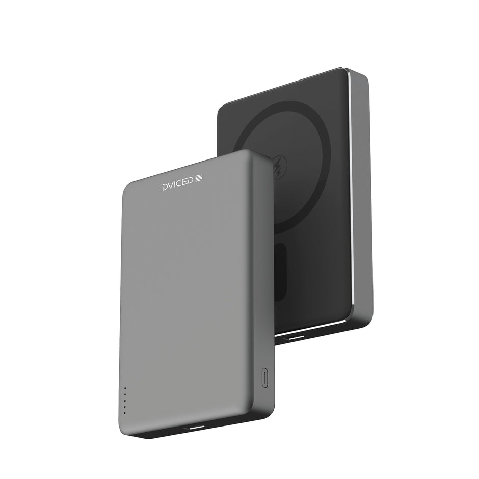 Dviced Ultrathin Power Bank 10000mAh - Black/Grey