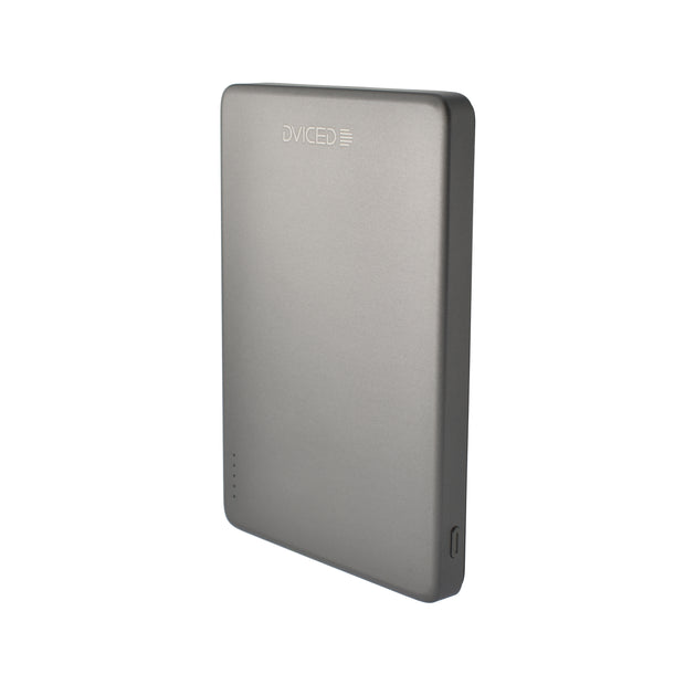 Dviced Ultrathin Power Bank 5000mAh - Black/Grey