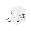 Универсален travel адаптер Dviced, 28W, бял