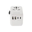 Универсален travel адаптер Dviced, 28W, бял