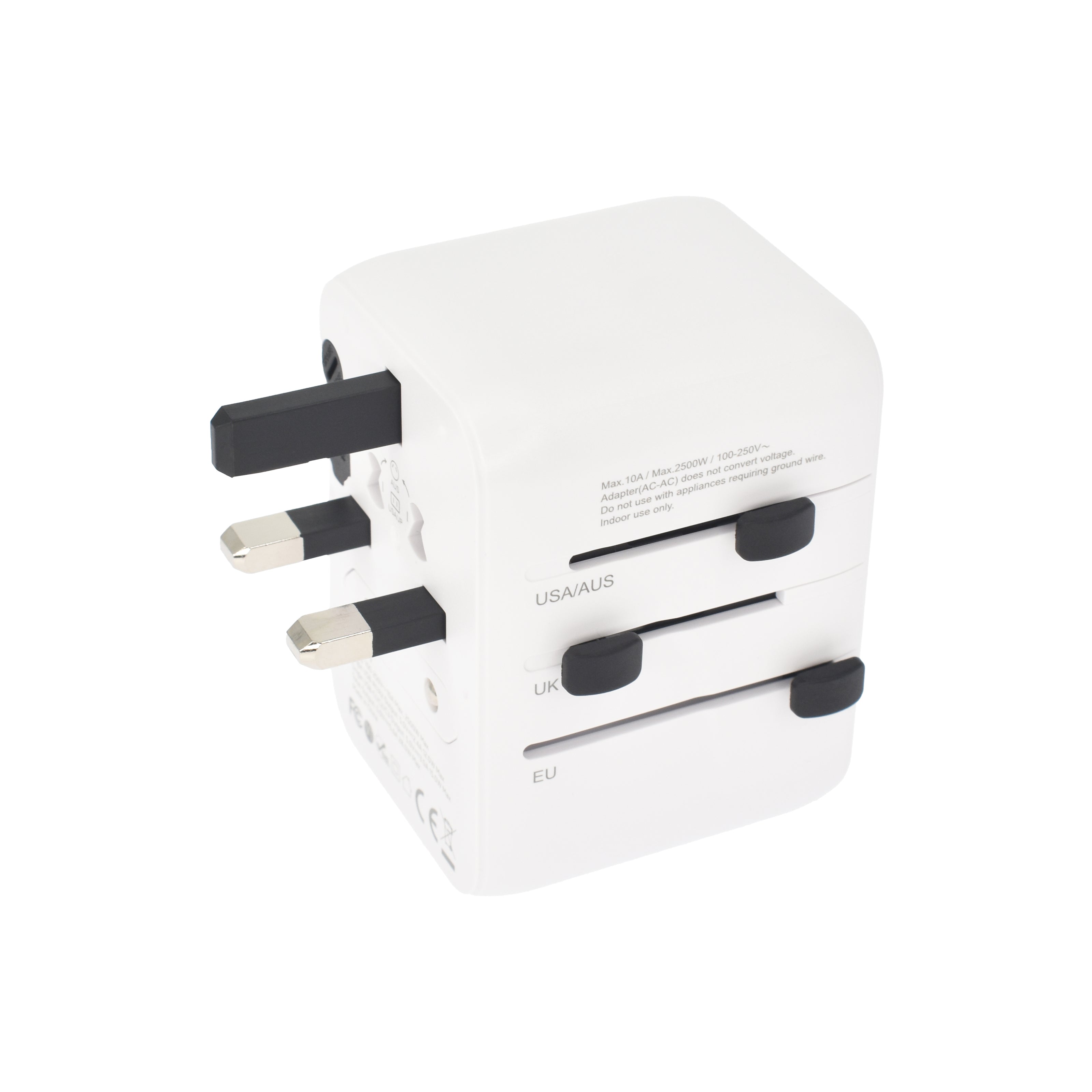Универсален travel адаптер Dviced, 28W, бял