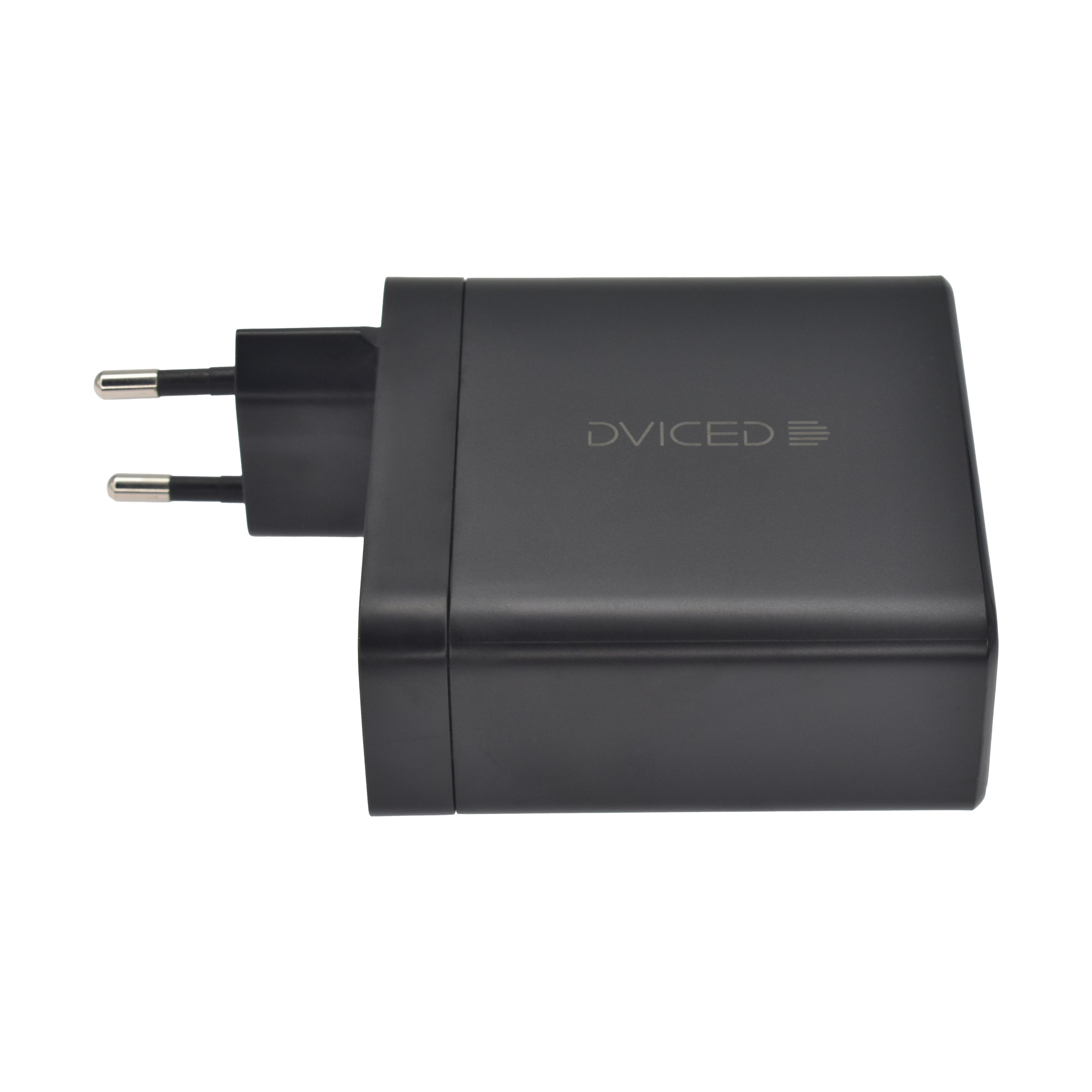 Зарядно Dviced, 140W, GaN, USB-C + USB-A, черен