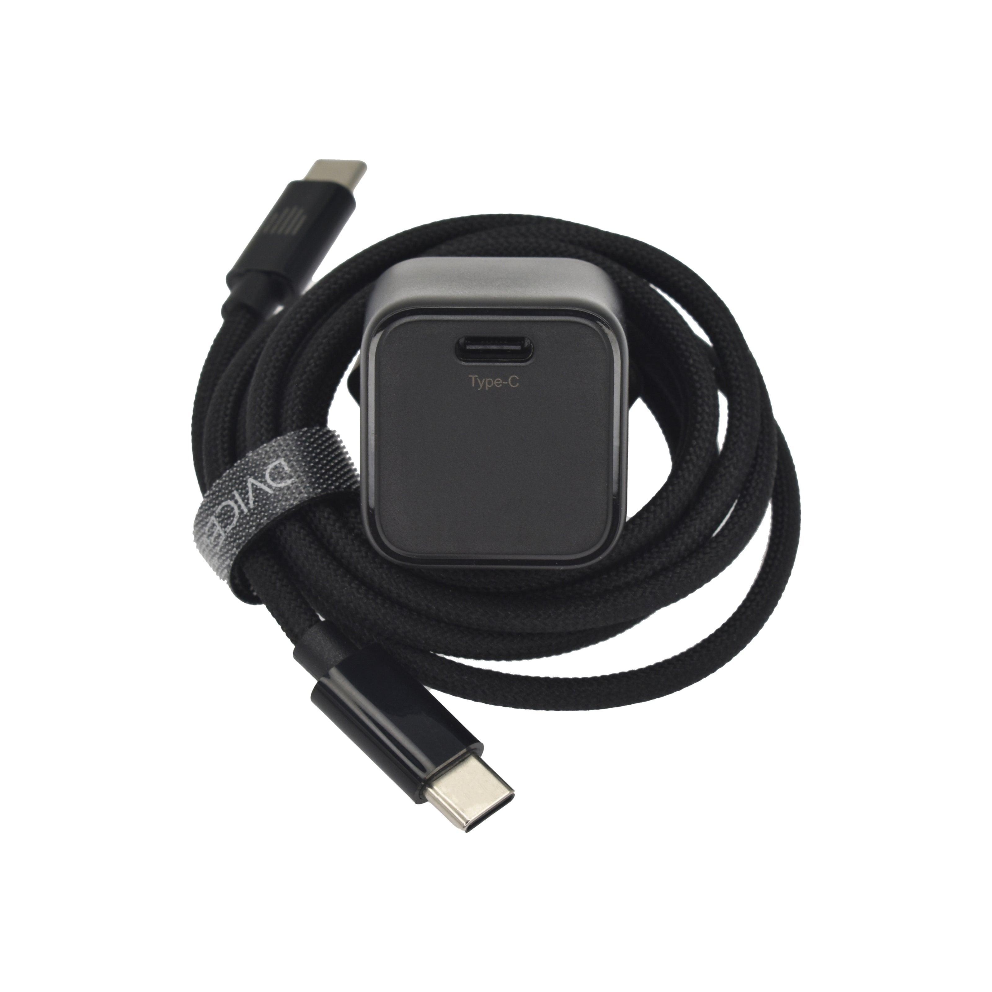 Зарядно Dviced, 30W, GaN, USB-C, черен