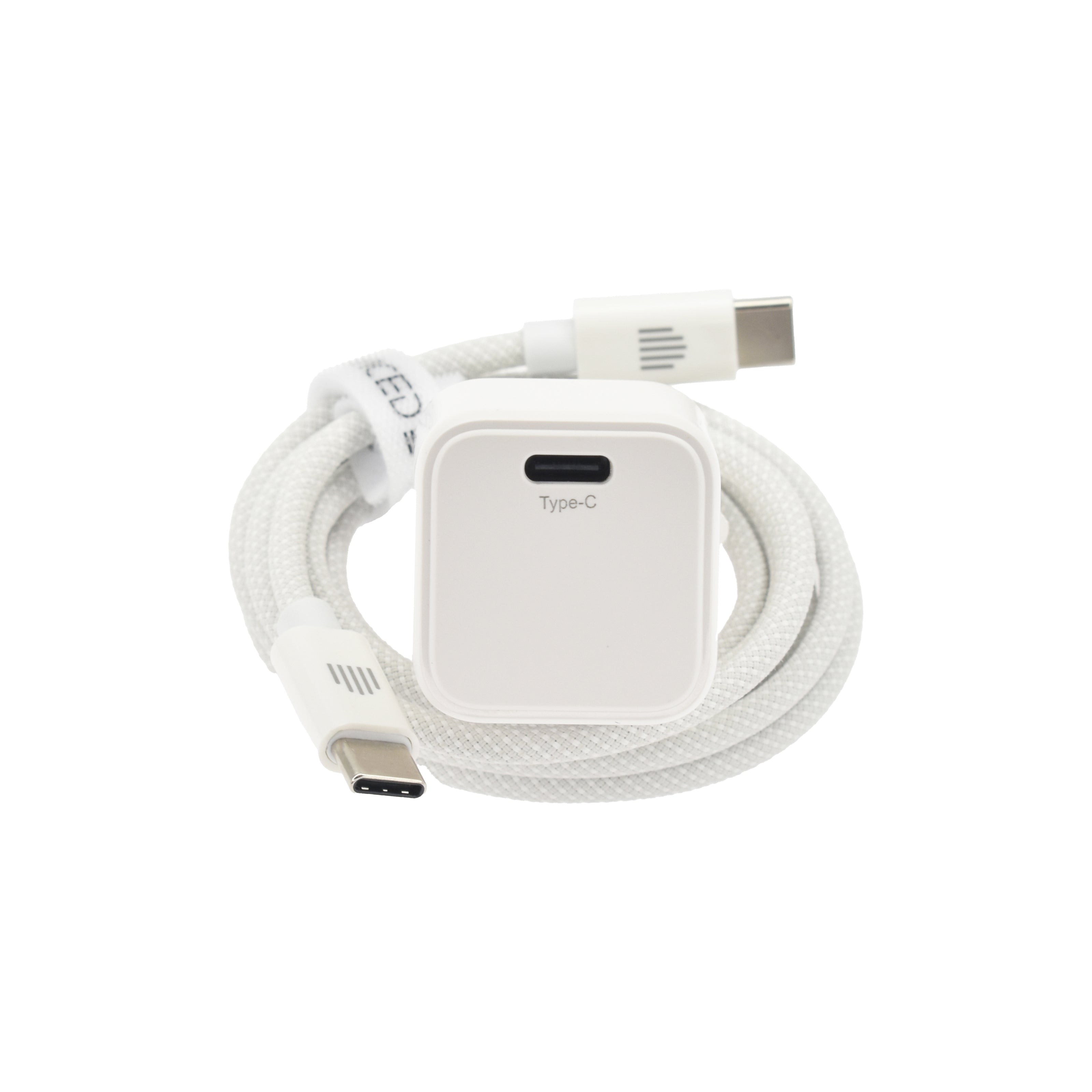 Зарядно Dviced, 30W, GaN, USB-C, бял