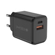 Зарядно Dviced, 35W, GaN, USB-C + USB-A, черен
