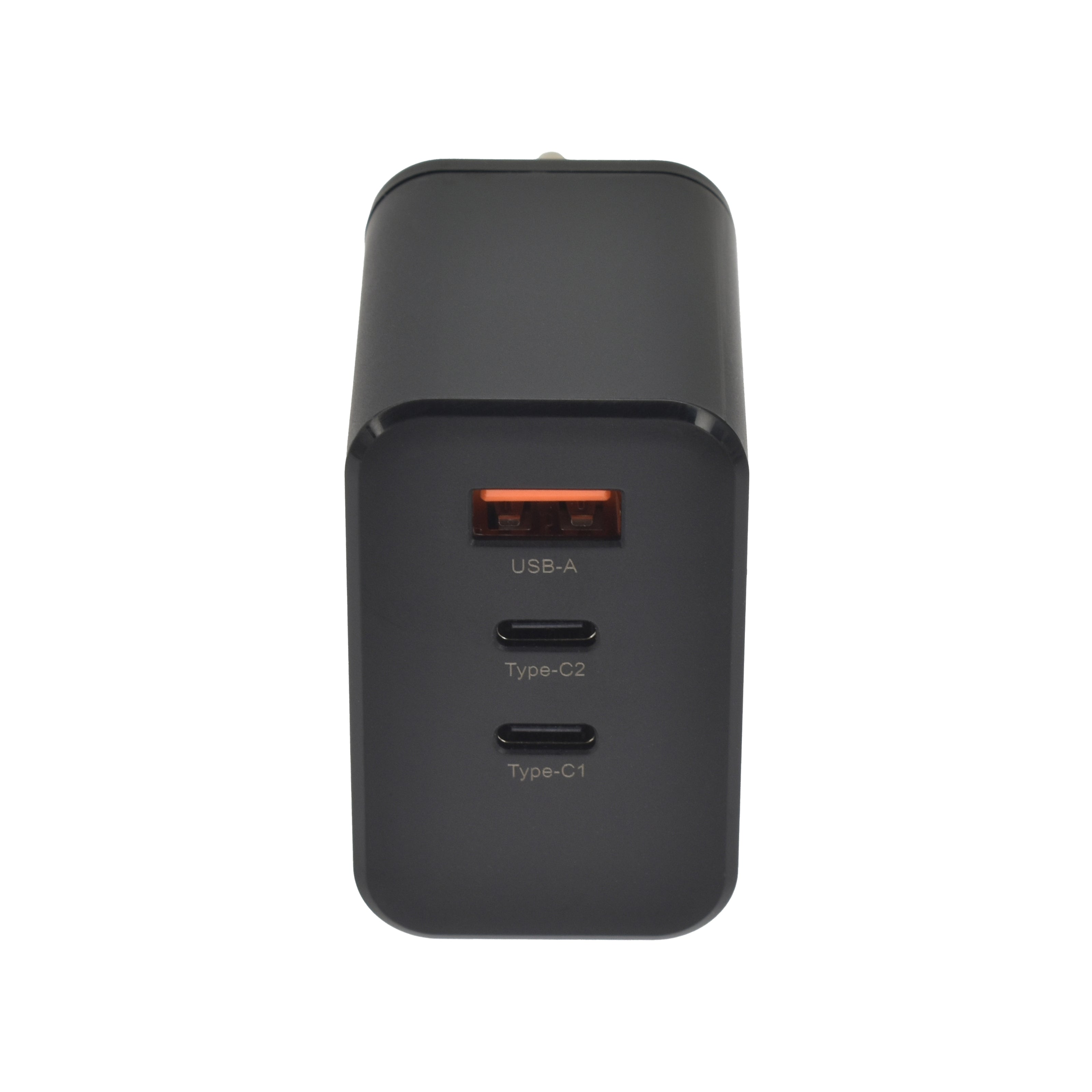 Зарядно Dviced, 65W, GaN, USB-C + USB-A, черен