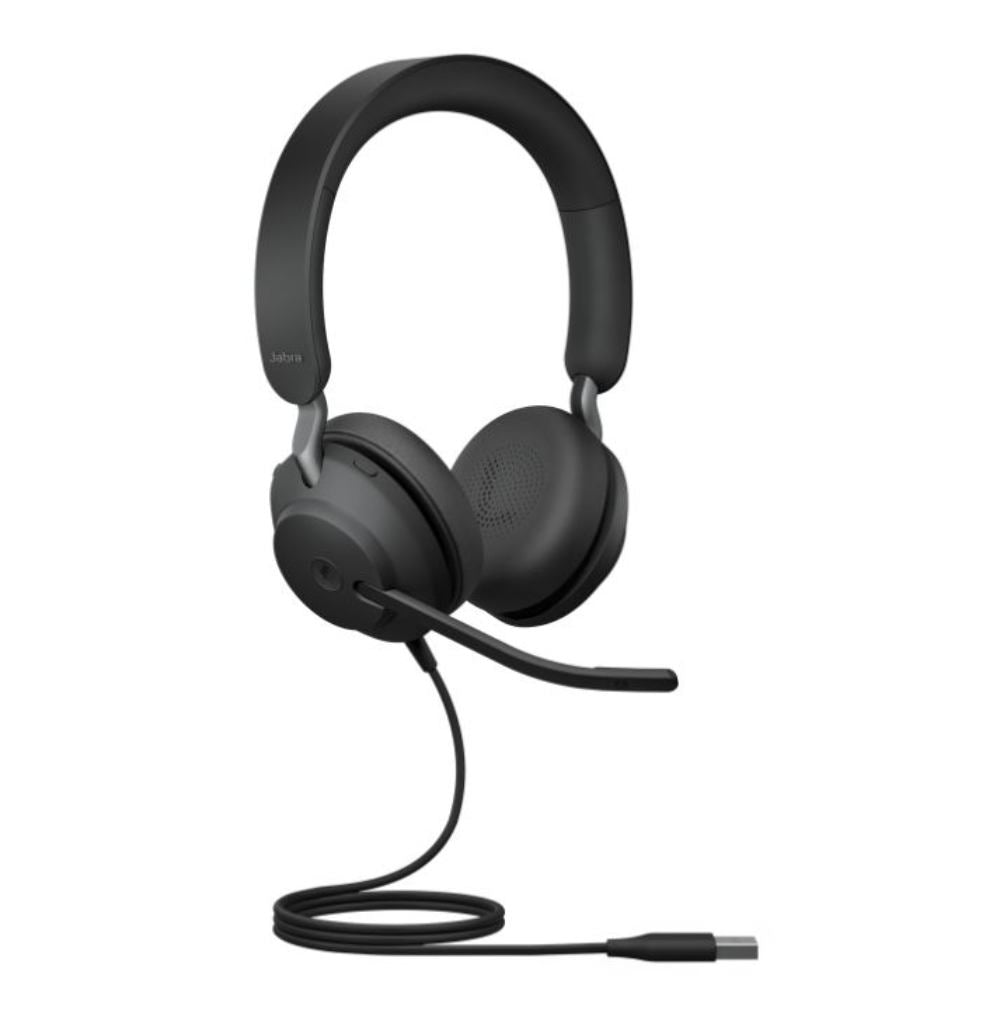 Jabra Evolve2 40 SE стерео слушалки, USB-A, MS, черни