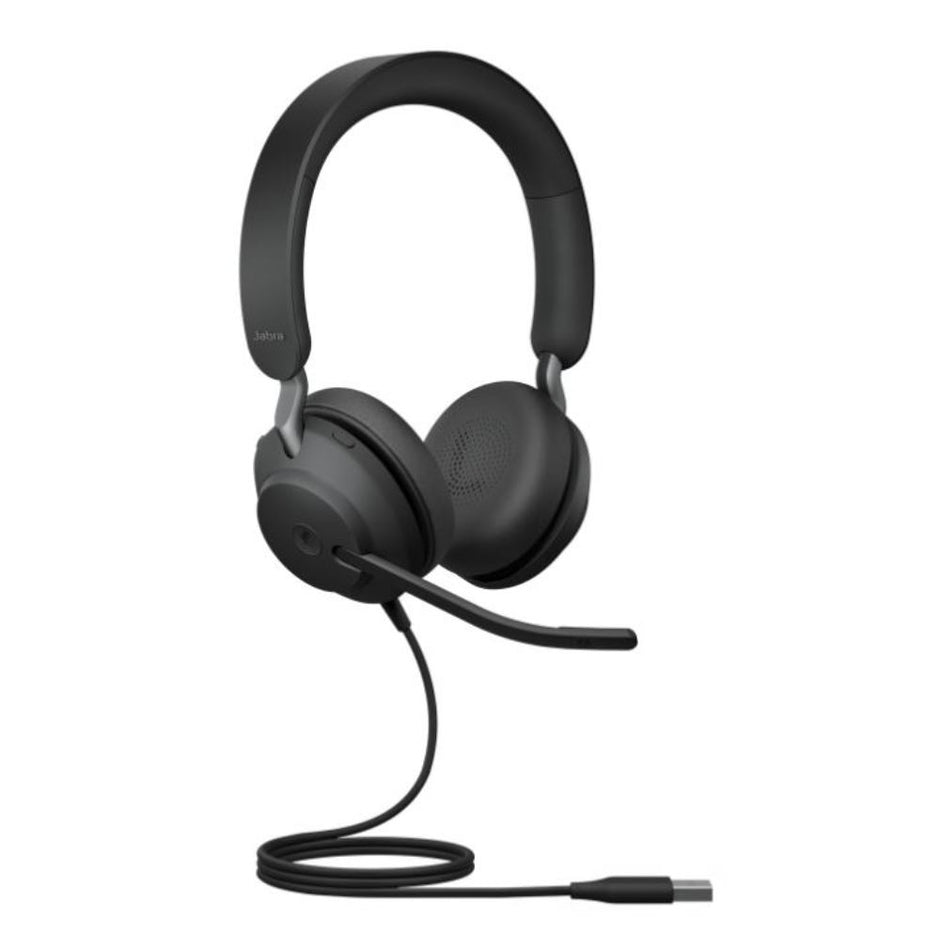 Jabra Evolve2 40 SE стерео слушалки, USB-A, MS, черни