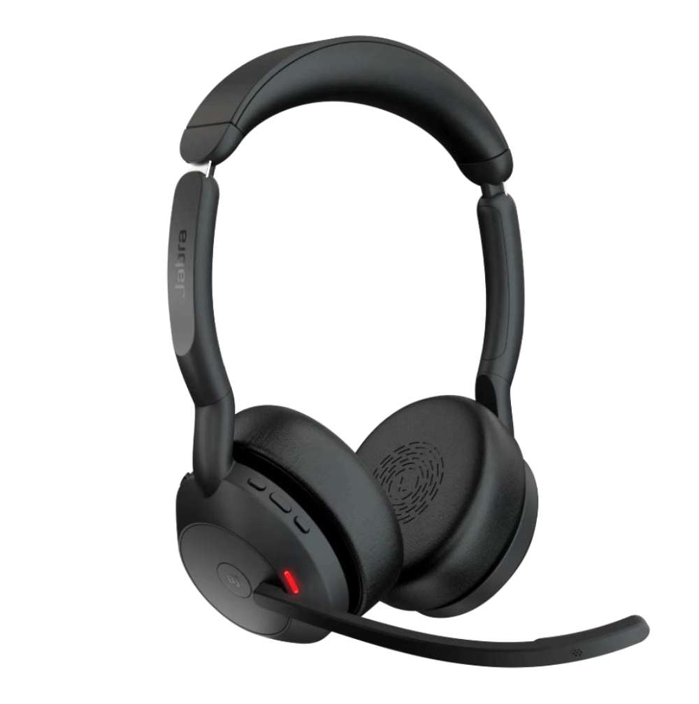 Jabra Evolve2 55 Stereo MS – Bluetooth слушалки с Link 380c