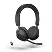 Jabra EVOLVE2 65 стерео слушалки, MS, Link380 USB-A, черни