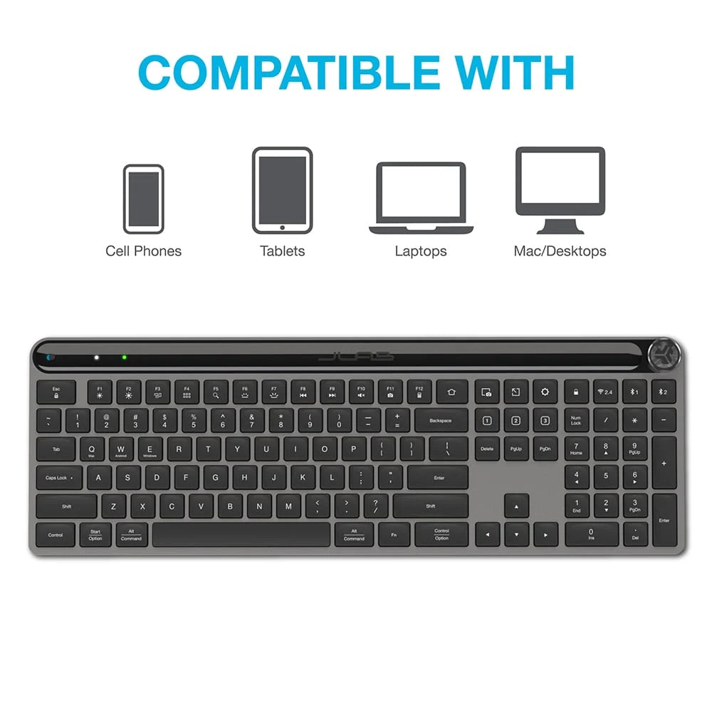Клавиатура JLAB Epic Keyboard - Черна - US