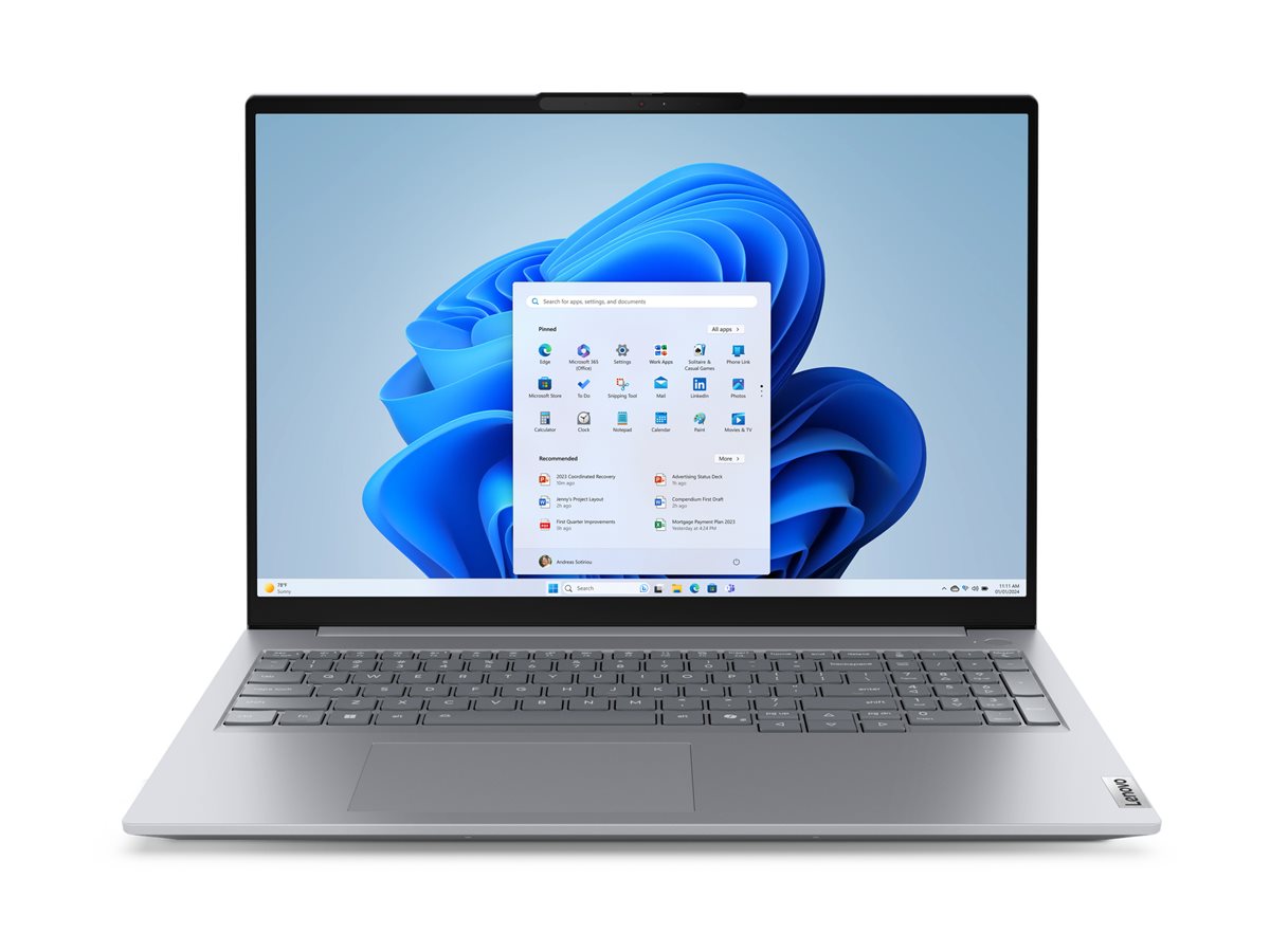 Лаптоп Lenovo ThinkBook 16 G8 – Core Ultra 7, 16GB, 512GB - Grey
