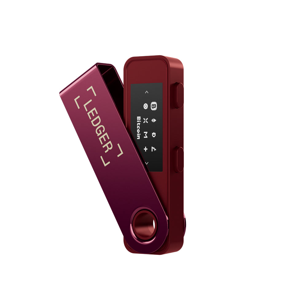 Ledger Nano S Plus Hardware Wallet - Crimson Magenta
