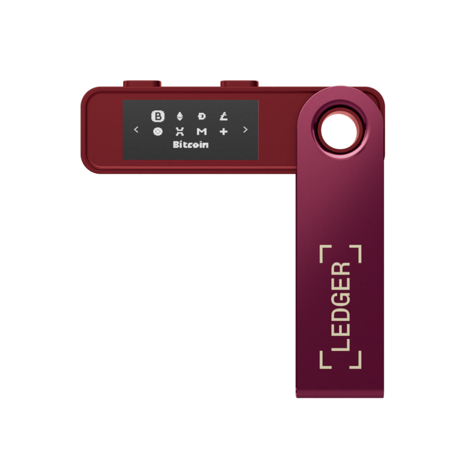 Ledger Nano S Plus Hardware Wallet - Crimson Magenta