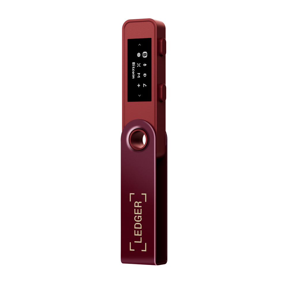 Ledger Nano S Plus Hardware Wallet - Crimson Magenta