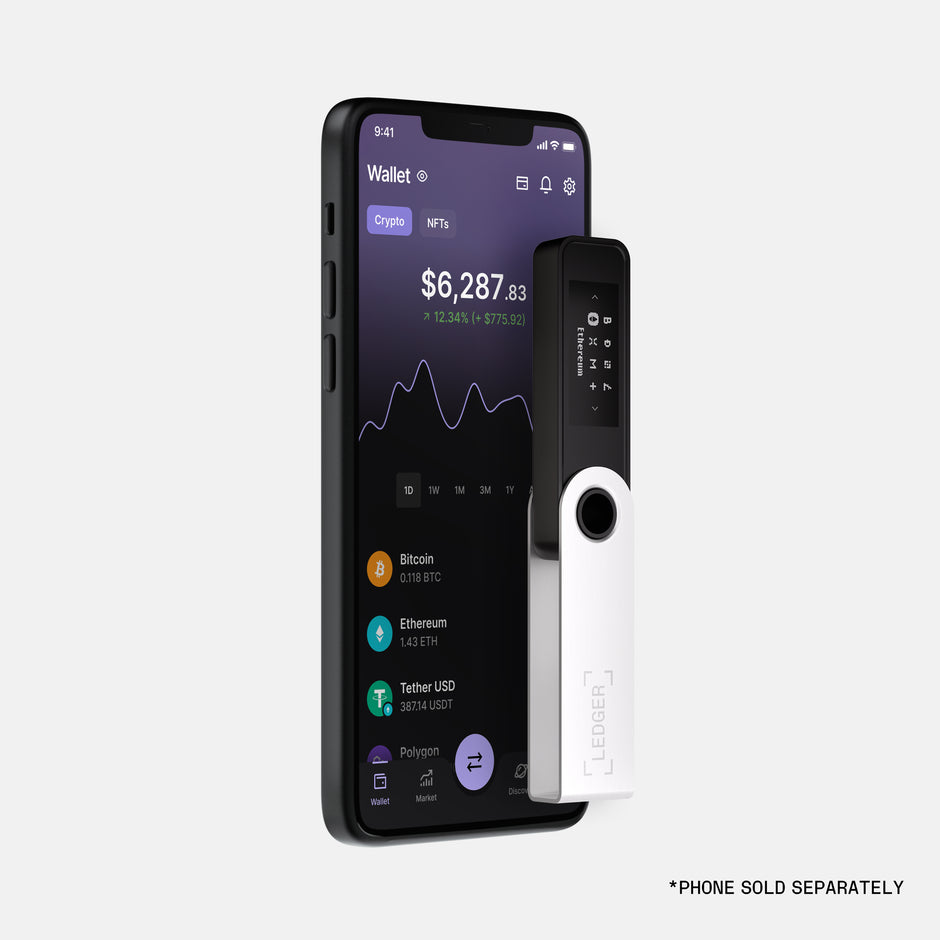 Ledger Nano S Plus Hardware Wallet - Onyx Black