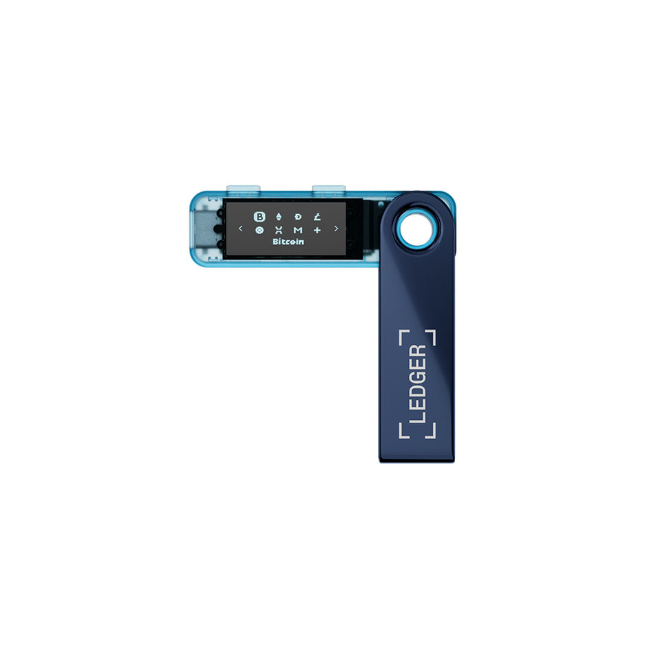 Ledger Nano S Plus Hardware Wallet - Neptune Blue