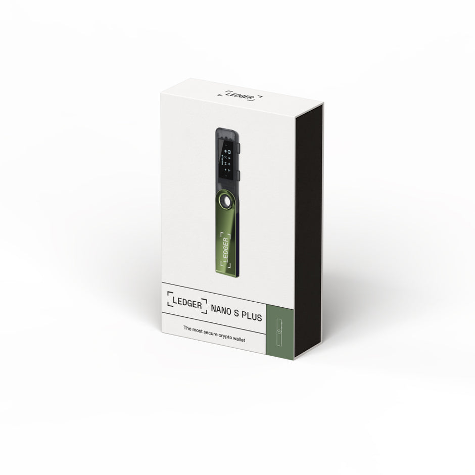 Ledger Nano S Plus Hardware Wallet - Oxidate Green