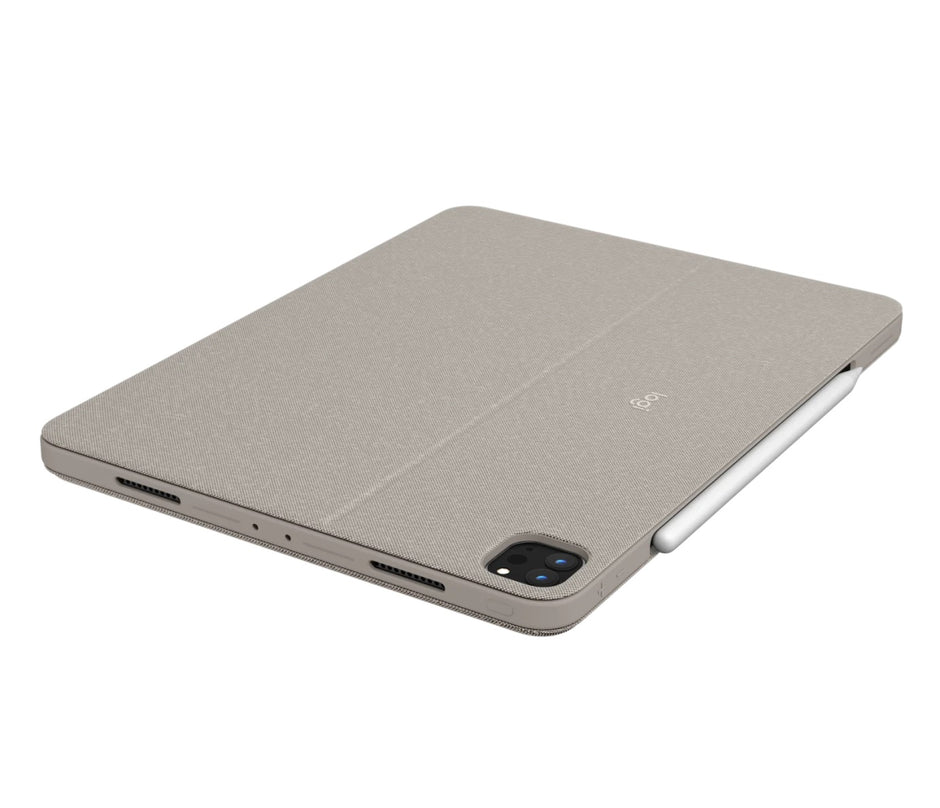 Клавиатура Logitech Combo Touch за iPad Pro 12.9-inch (5th and 6th gen) - Sand - US