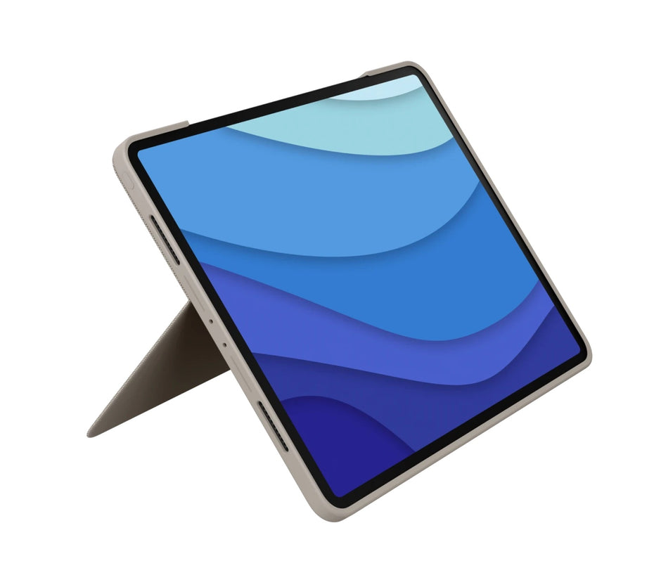 Клавиатура Logitech Combo Touch за iPad Pro 12.9-inch (5th and 6th gen) - Sand - US