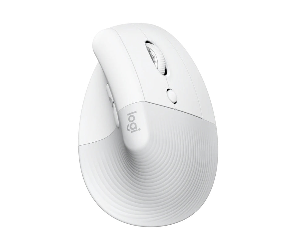 Мишка Logitech Lift for Mac Vertical Ergonomic - светъл