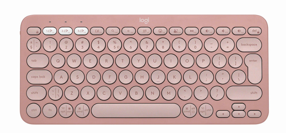 Клавиатура Logitech Pebble Keys 2 - Розов - US