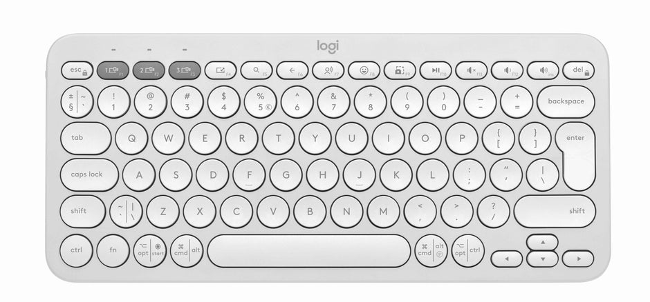 Клавиатура Logitech Pebble Keys 2 - Бял - US