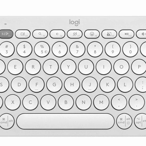 Клавиатура Logitech Pebble Keys 2 - Бял - US