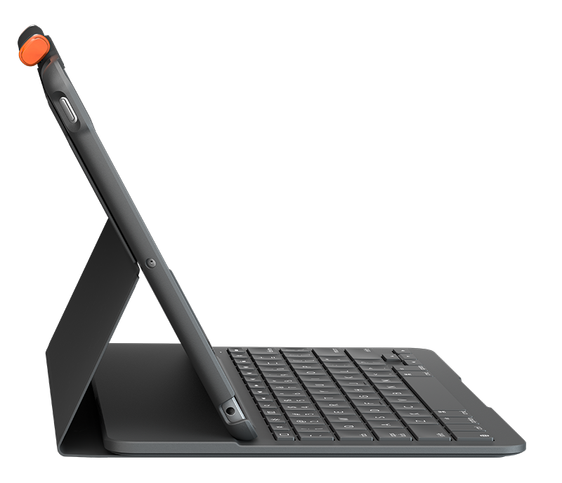 Клавиатура Logitech Slim Folio за iPad (7th; 8th; & 9th gen) - Графит - UK
