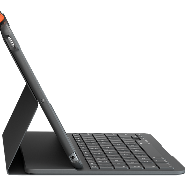 Клавиатура Logitech Slim Folio за iPad (7th; 8th; & 9th gen) - Графит - UK