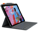 Клавиатура Logitech Slim Folio за iPad (7th; 8th; & 9th gen) - Графит - UK