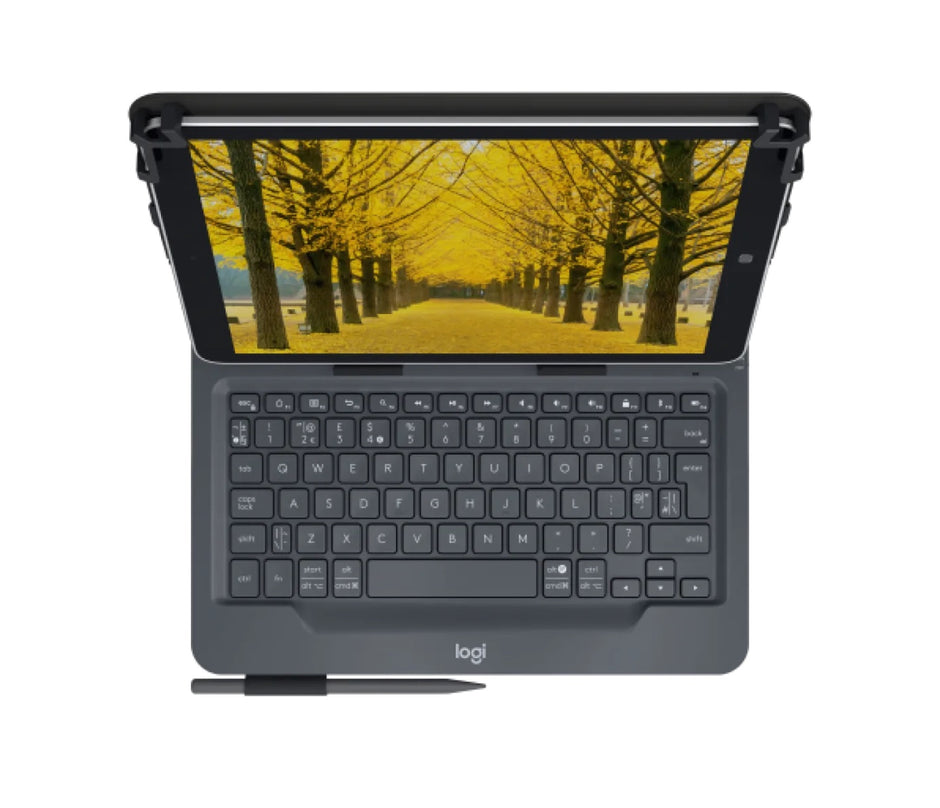Клавиатура Logitech Universal Folio за None - Черна - UK