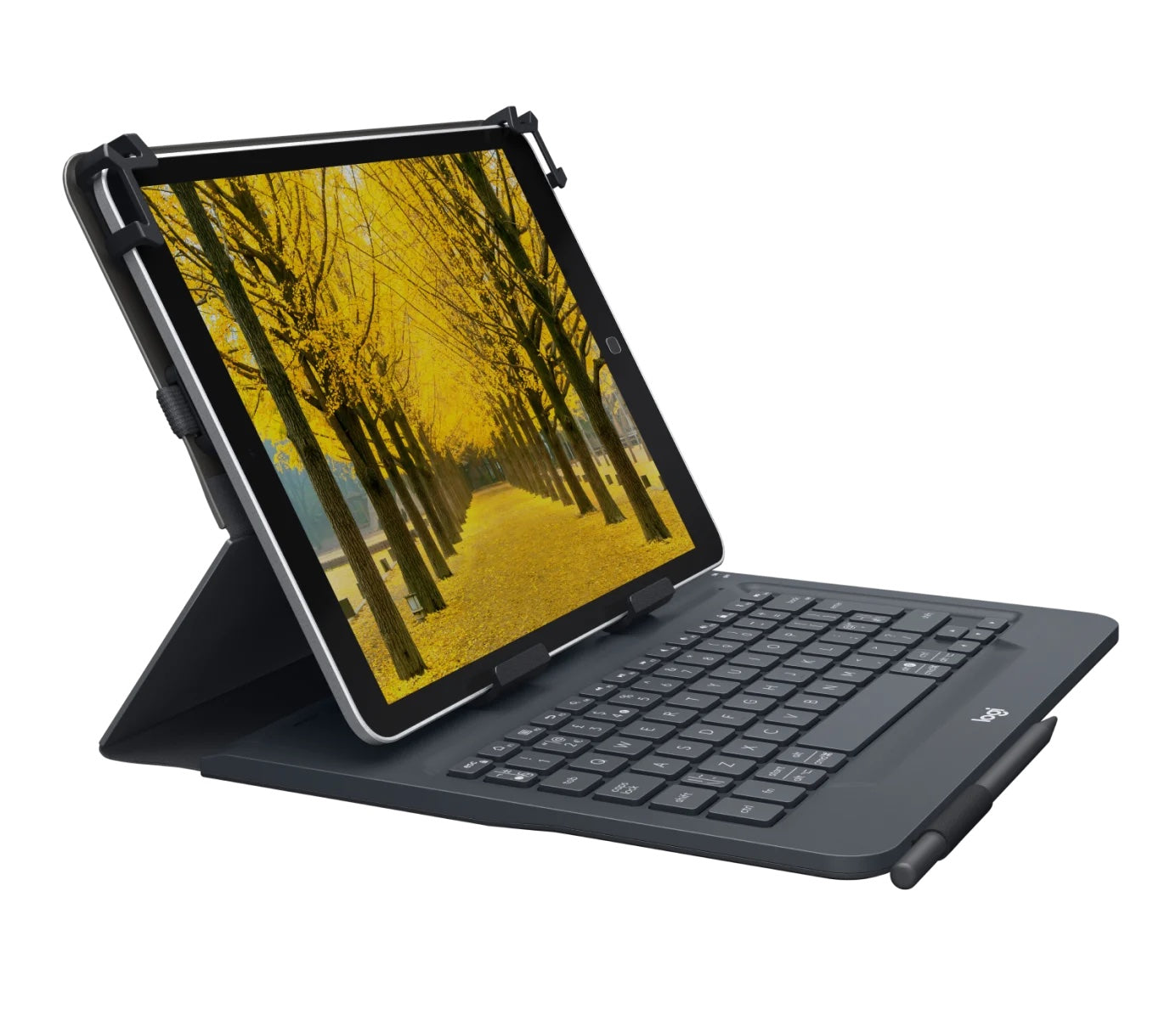 Клавиатура Logitech Universal Folio за None - Черна - UK