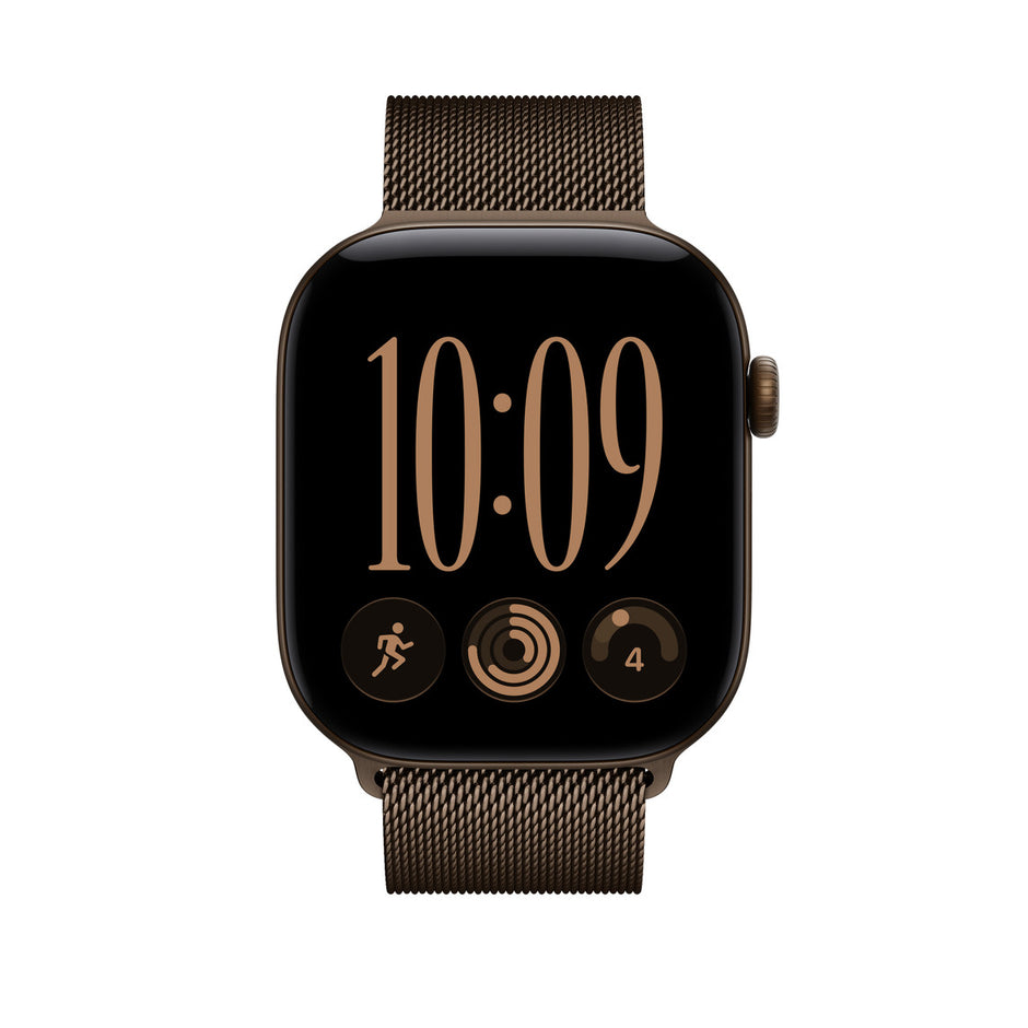 46mm Dark Bronze Milanese Loop - S/M