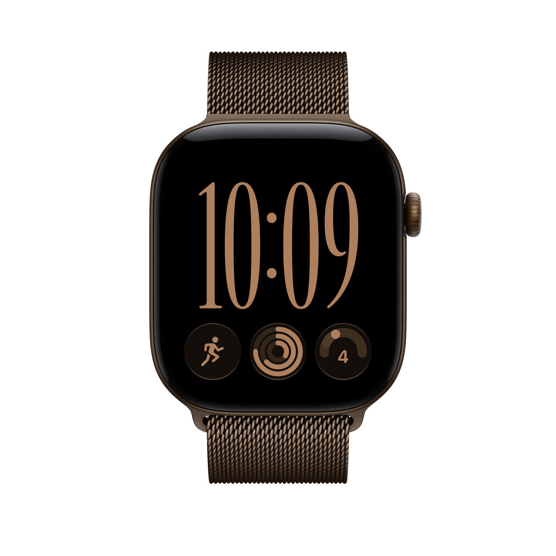 46mm Dark Bronze Milanese Loop - M/L