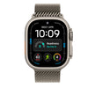 49mm Natural Titanium Milanese Loop - Medium