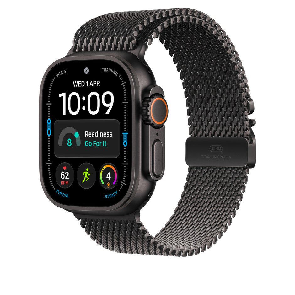 49mm Black Titanium Milanese Loop - Small