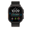 49mm Black Titanium Milanese Loop - Medium