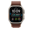 49mm Burgundy Alpine Loop - Medium - Natural Titanium Finish