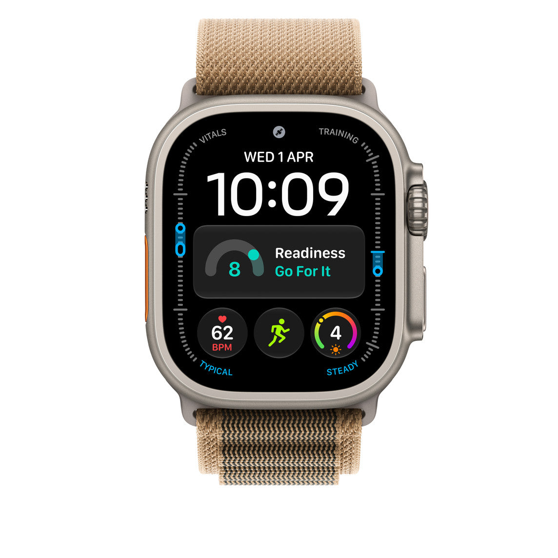 49mm Desert Alpine Loop - Small - Natural Titanium Finish